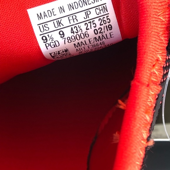 Adidas NIB Lite Racer RBN Black/red - Picture 6 of 8